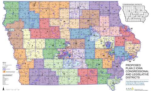 Iowa Legislature approves new districts