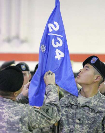 Passing the torch: Ceremony to inactivate Cedar Rapids based National Guard battalion