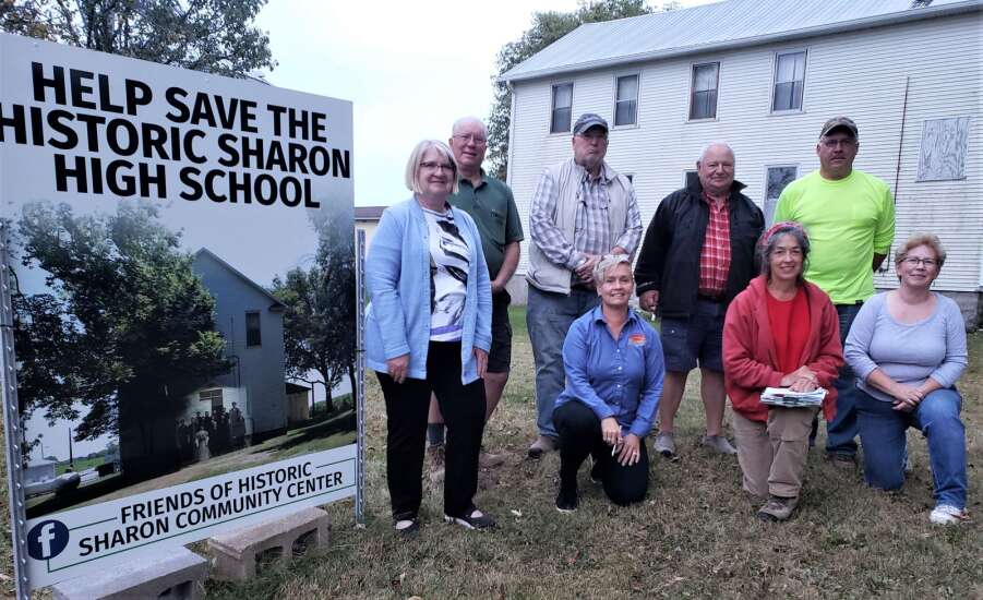 Group works to preserve historic Sharon High School in Johnson County