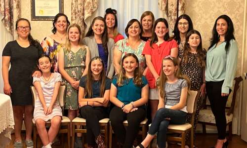 Girl Scouts visit McElhinny House