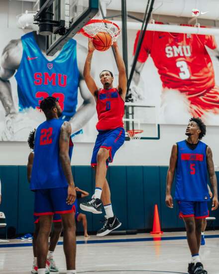 Xavier Foster settling in at SMU after transferring from Iowa State