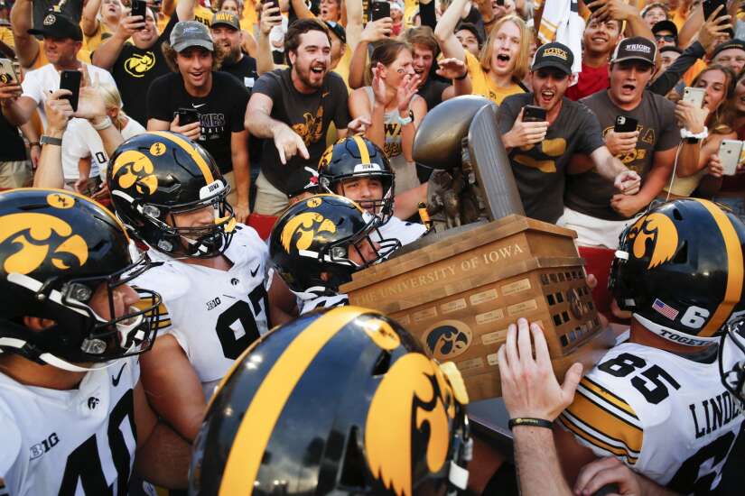 Photos: Iowa beats Iowa State in 2021 Cy-Hawk football game