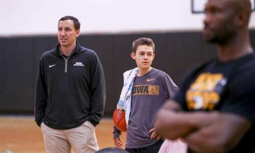 Iowa men's basketball athletic trainer Brad Floy hears it all