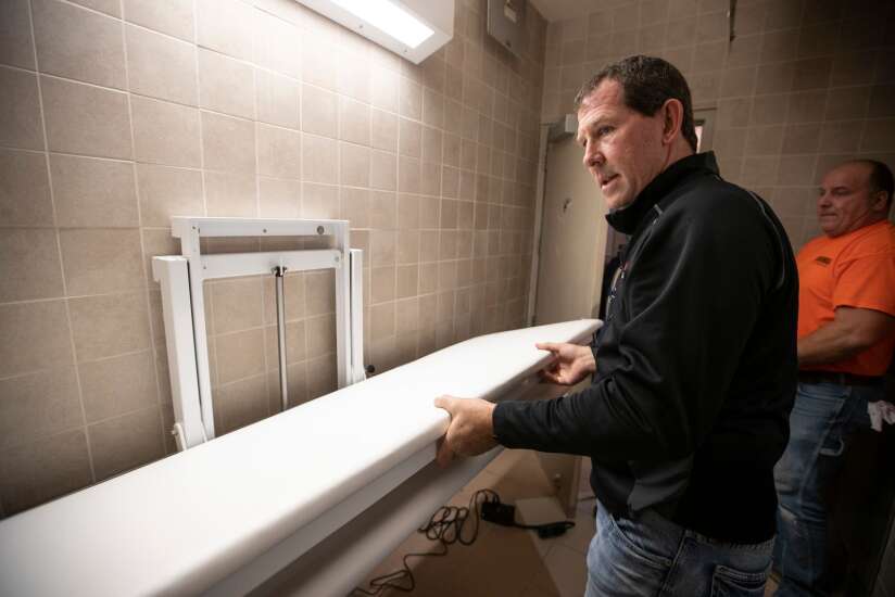 Iowa rest areas getting adult changing rooms to help caregivers of people with disabilities