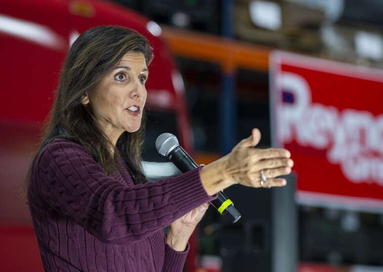 Photos: Republican rally at World Class Industries 