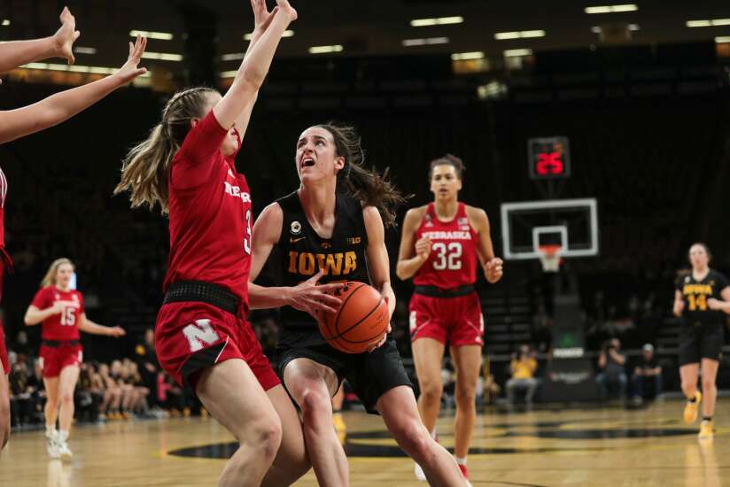 Caitlin Clark has shifted to overdrive, and Iowa women’s basketball is surging