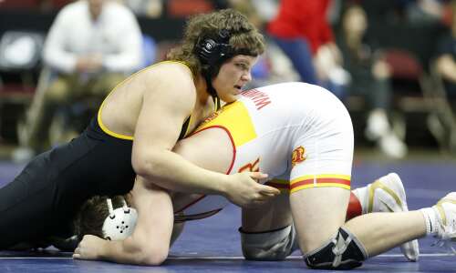 Photos: Class 1A state wrestling day 1