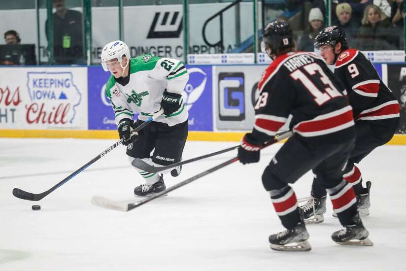 Corridor Cross Checks: It has been a great month for Eric Pohlkamp of the Cedar Rapids RoughRiders