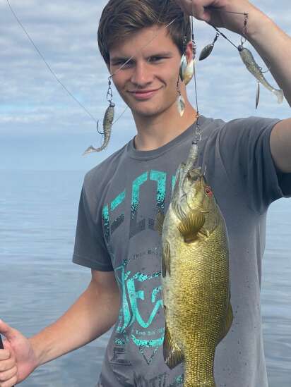 A big bass quest on Lake Michigan