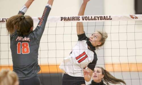Photos: Cedar Rapids Prairie vs. Linn-Mar, Iowa high school volleyball
