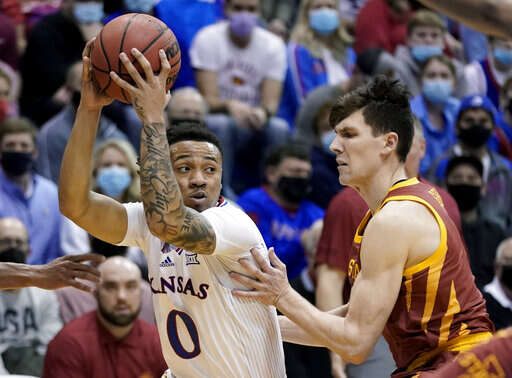 No. 15 Iowa State men’s basketball falls to No. 9 Kansas after wild finish