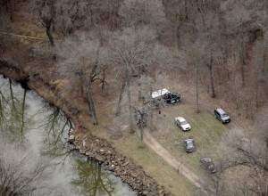 Officials leave Bremer County park where bodies were found