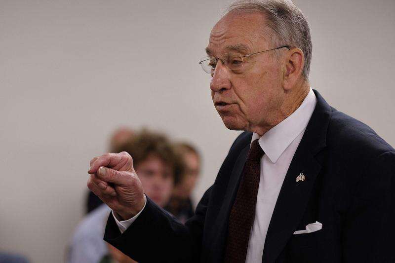 'Stick to policy,' Grassley advises Iowa GOP rather than mocking Hubbell