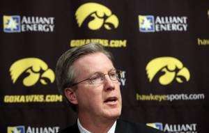 Oh brother: Fran McCaffery takes a few off-court cues from a sports writer named McCaffery
