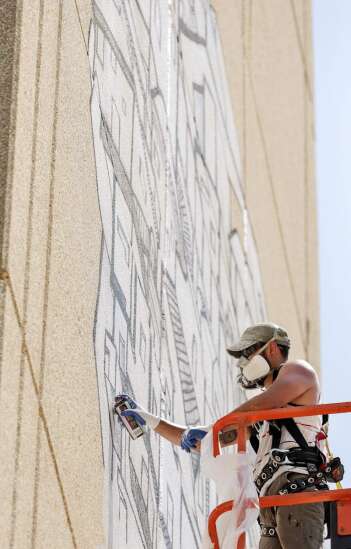 Murals popping up throughout Cedar Rapids