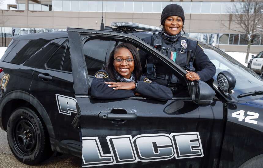 First Black sisters at Cedar Rapids police work on bonds with community