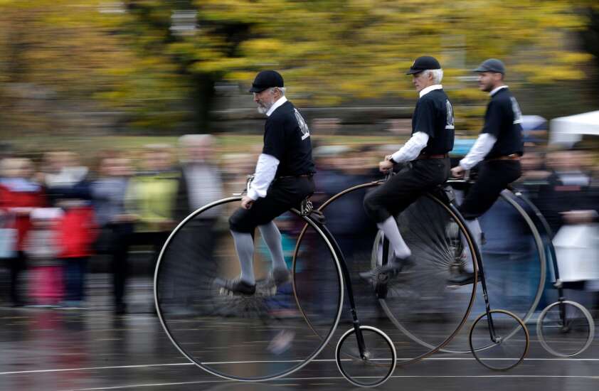 How your bicycle looked 200 years ago