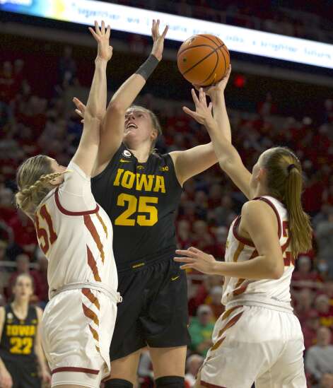 Photos: Iowa vs. Iowa State women’s basketball