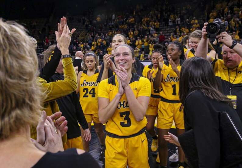 Iowa women's basketball heads to Maryland with the Big Ten lead on the line