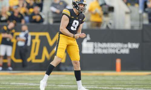 What Iowa punter Tory Taylor is working on