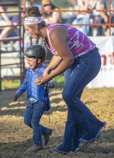 Family Rodeo at the Johnson County Fair 