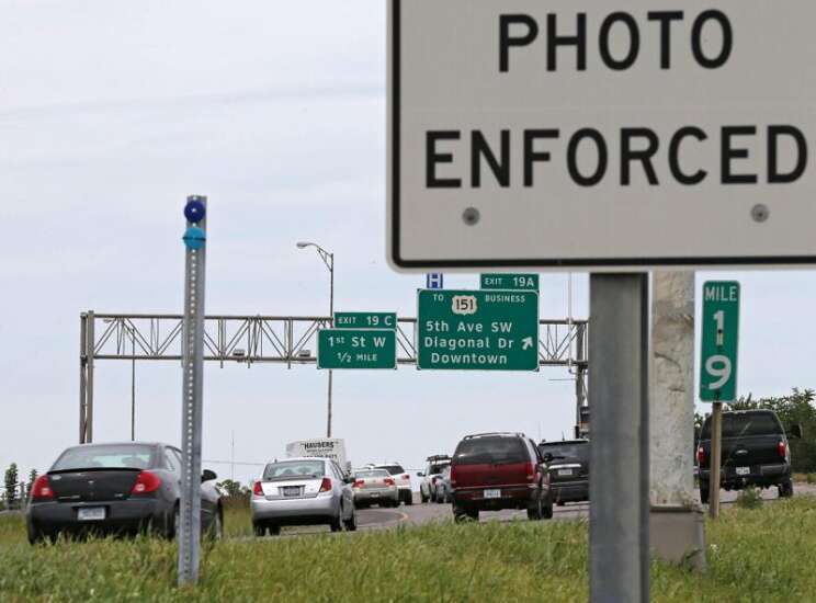 Cedar Rapids will not move, take down I-380 speed cameras, officials say