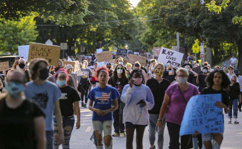 Photos: Cedar Rapids activists lead another protest and march in Cedar Rapids