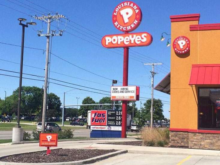 Popeyes plans new Iowa City location
