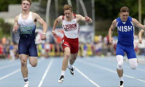 Lisbon defends Class 1A boys’ state track championship