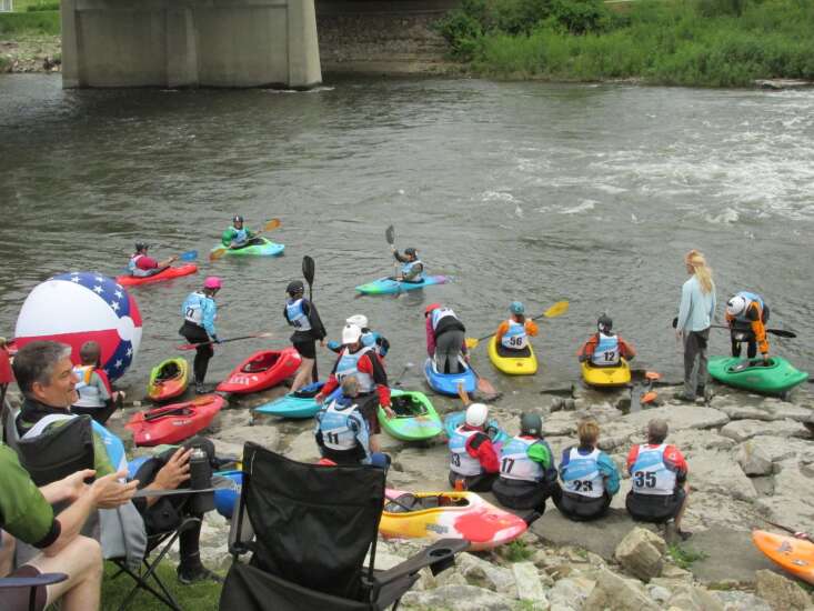 A look at Iowa’s popular whitewater courses for kayaking, tubing