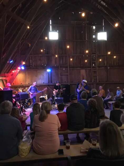 After beginning by showcasing bands in their backyard, Nathan and Susan Kula built a stage inside a barn on their farm in rural Williamsburg. They host bands from the Corridor and beyond, through their company Raven Wolf Productions. They still offer outdoor concerts, as well as an indoor bar space for intimate performances.  (Raven Wolf Productions)