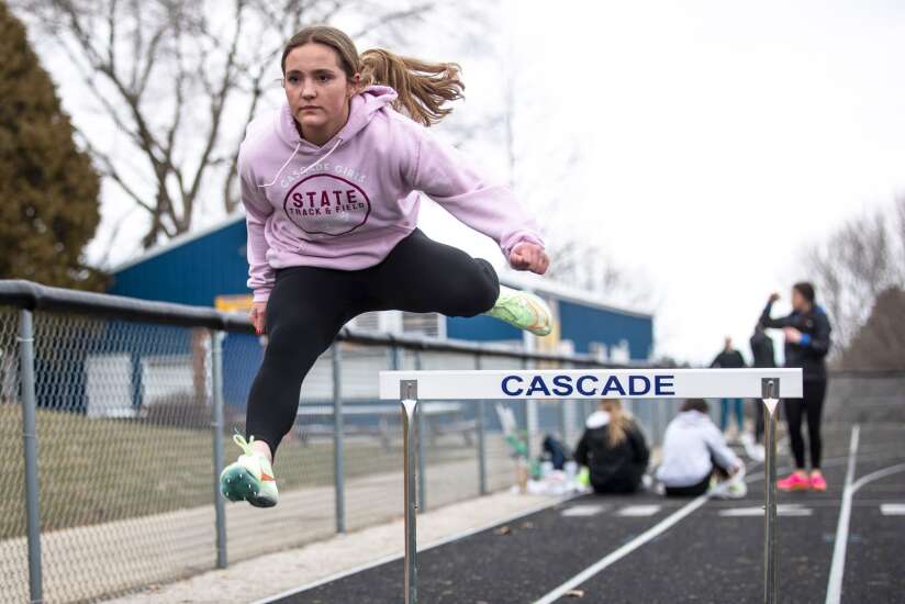 Cascade’s Devin Simon taught herself the hurdles, and taught herself well