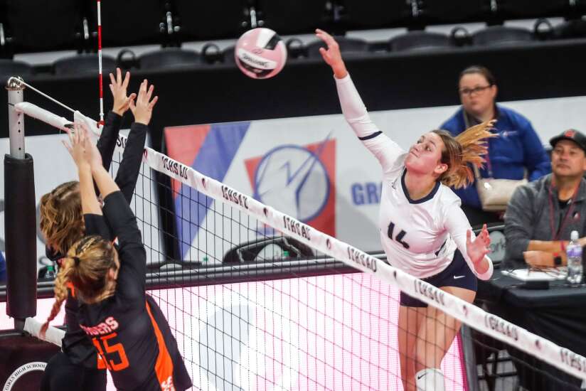 Photos: West Des Moines Valley vs. Pleasant Valley in 5A Iowa state volleyball semifinals