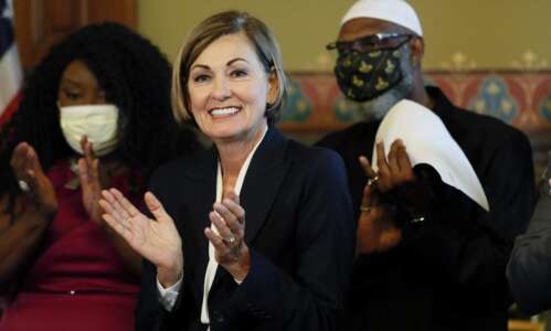 Gov. Kim Reynolds will revive tax swap plan, she says…