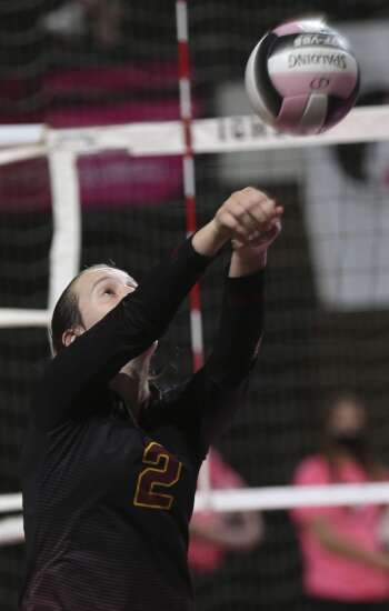Photos: Denver vs. Western Christian, Iowa Class 2A state volleyball tournament semifinal