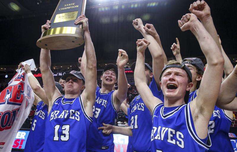 Montezuma starts fast, holds off North Linn for Class 1A state basketball championship