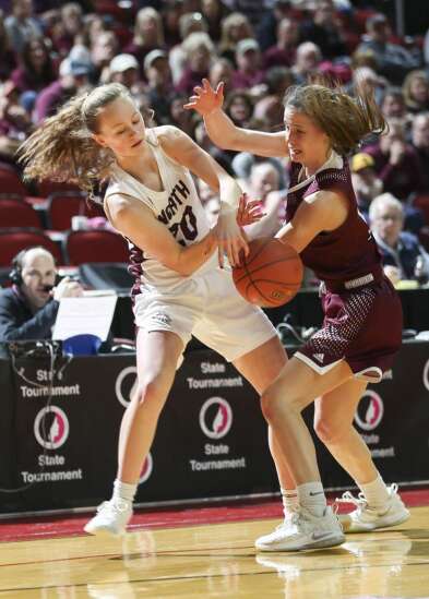 Photos: North Linn vs. Western Christian, Iowa Class 2A girls’ state basketball quarterfinals