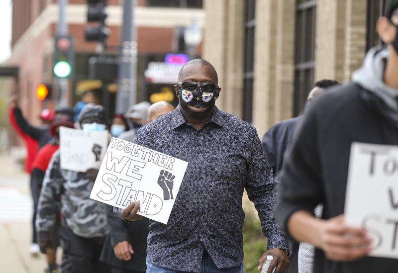 Photos: Black Men’s March in Cedar Rapids
