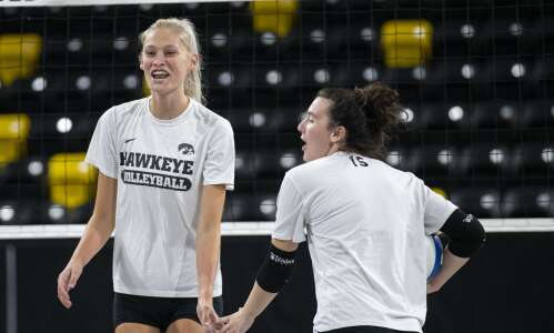 Photos: Iowa volleyball media day