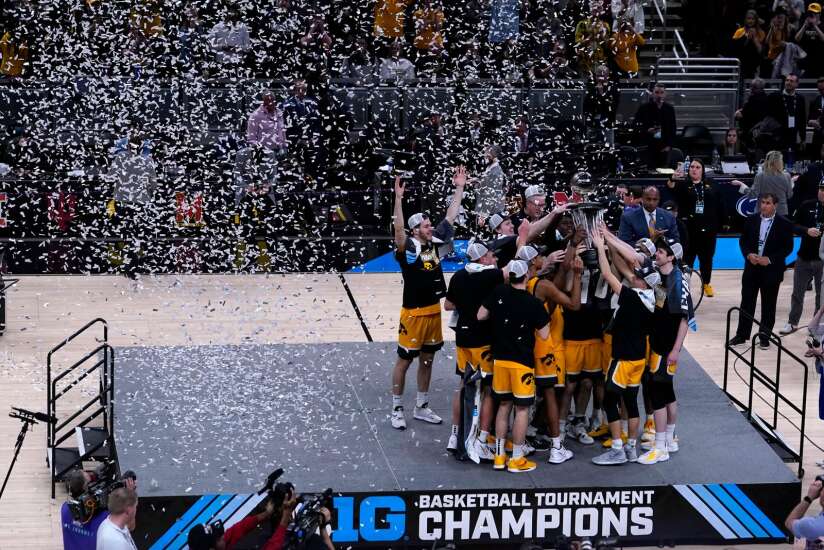 Photos: Iowa beats Purdue in Big Ten men’s basketball tournament championship game