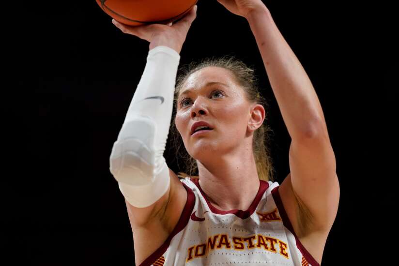 Ashley Joens shines in No. 20 Iowa State’s 84-56 rout of last-place TCU