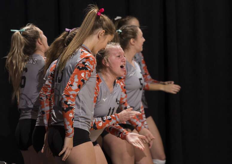 Photos: West Delaware vs. Unity Christian in Iowa high school state volleyball tournament