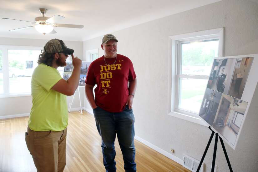 Now for sale: Marion home revamped by students 