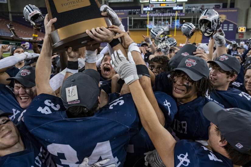 Big second half powers Cedar Rapids Xavier to Class 4A state football championship over Council Bluffs Lewis Central