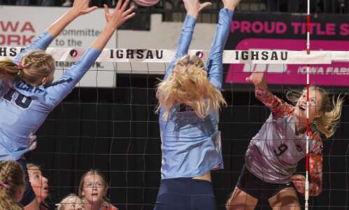 Iowa high school state volleyball: Tuesday’s scores, stats and more