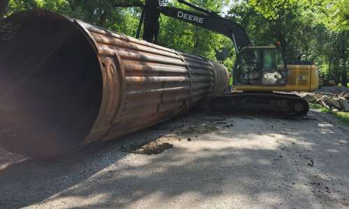 Tank cars see new life as culverts and bridges in…