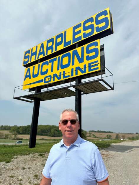 Mark Sharpless, owner of Sharpless Auctions in Iowa City. (Submitted photo)