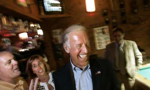 Photos: Biden and Harris in Iowa, 2006-2020