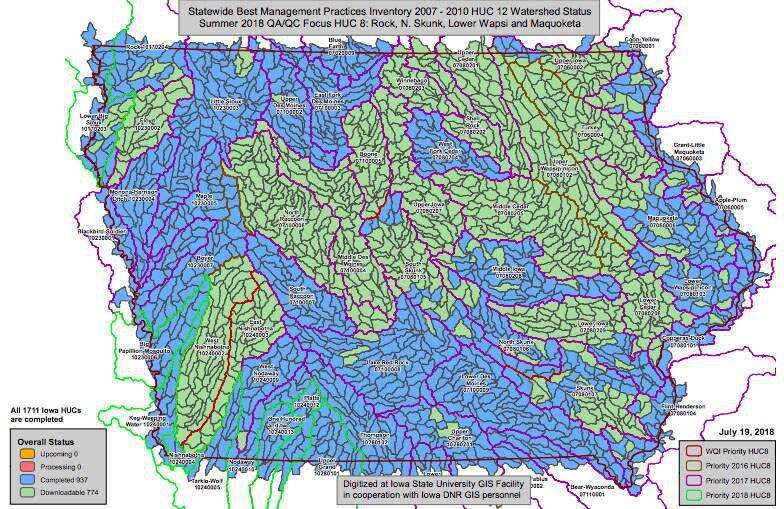 Iowa maps conservation practices