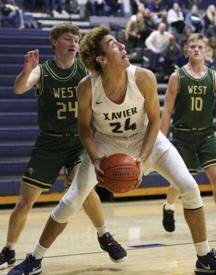 Photos: Iowa City West vs. Cedar Rapids Xavier, Iowa high school boys' basketball